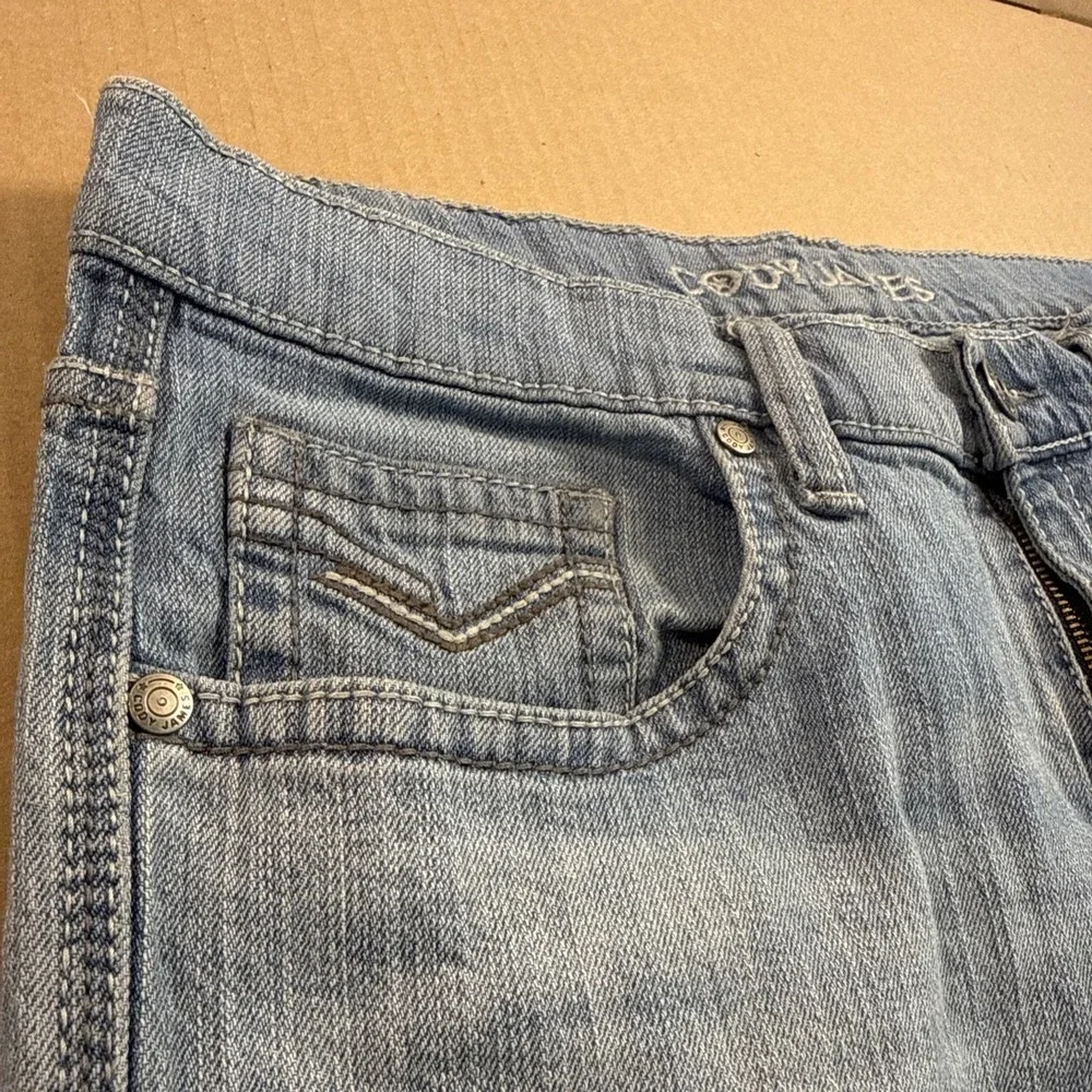 Cody James Men's Denim Jeans Straight Bootcut Blue Size 34x34 - Picture 3 of 11